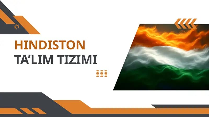 Hindiston Ta’lim Tizimi