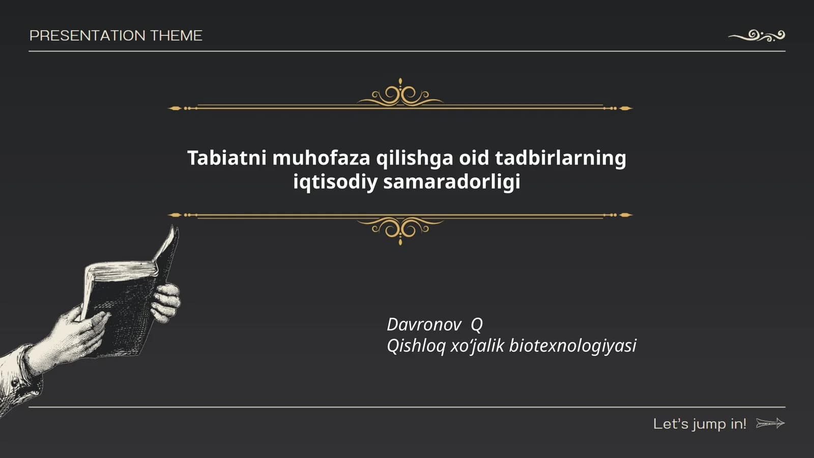 Qishloq xo'jalik biotexnologiyasi