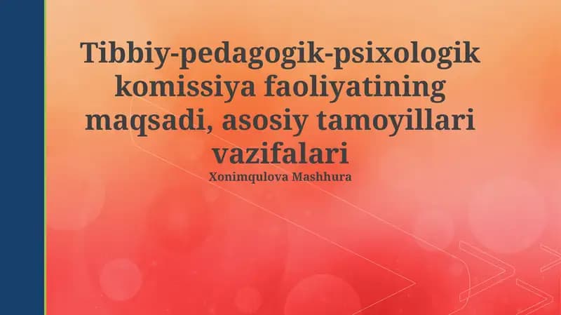 Psixologik-pedagogik yordam ko'rsatish