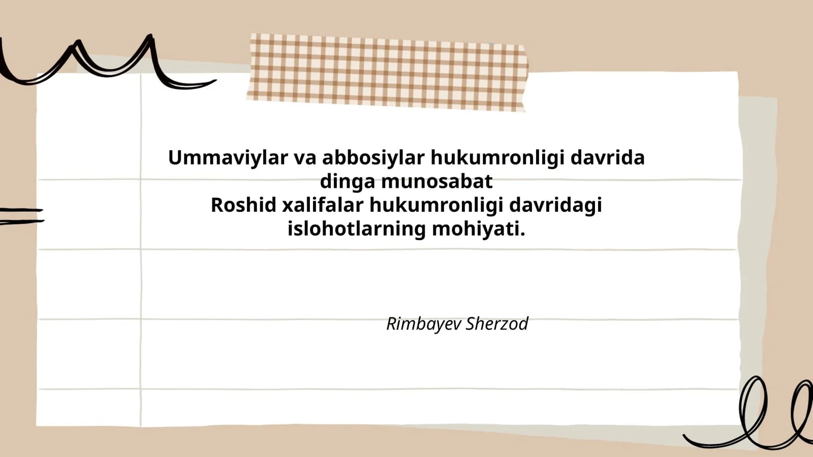 Ummaviylar va abbosiylar hukumronligi davrida dinga munosabat