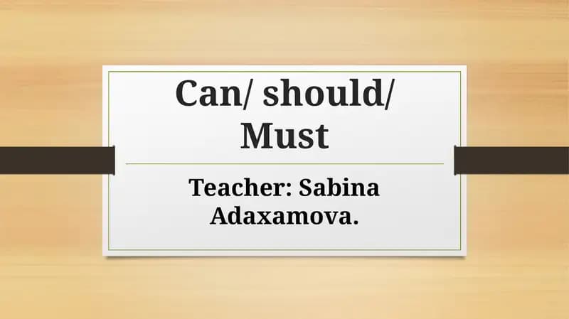 Expressing Ability