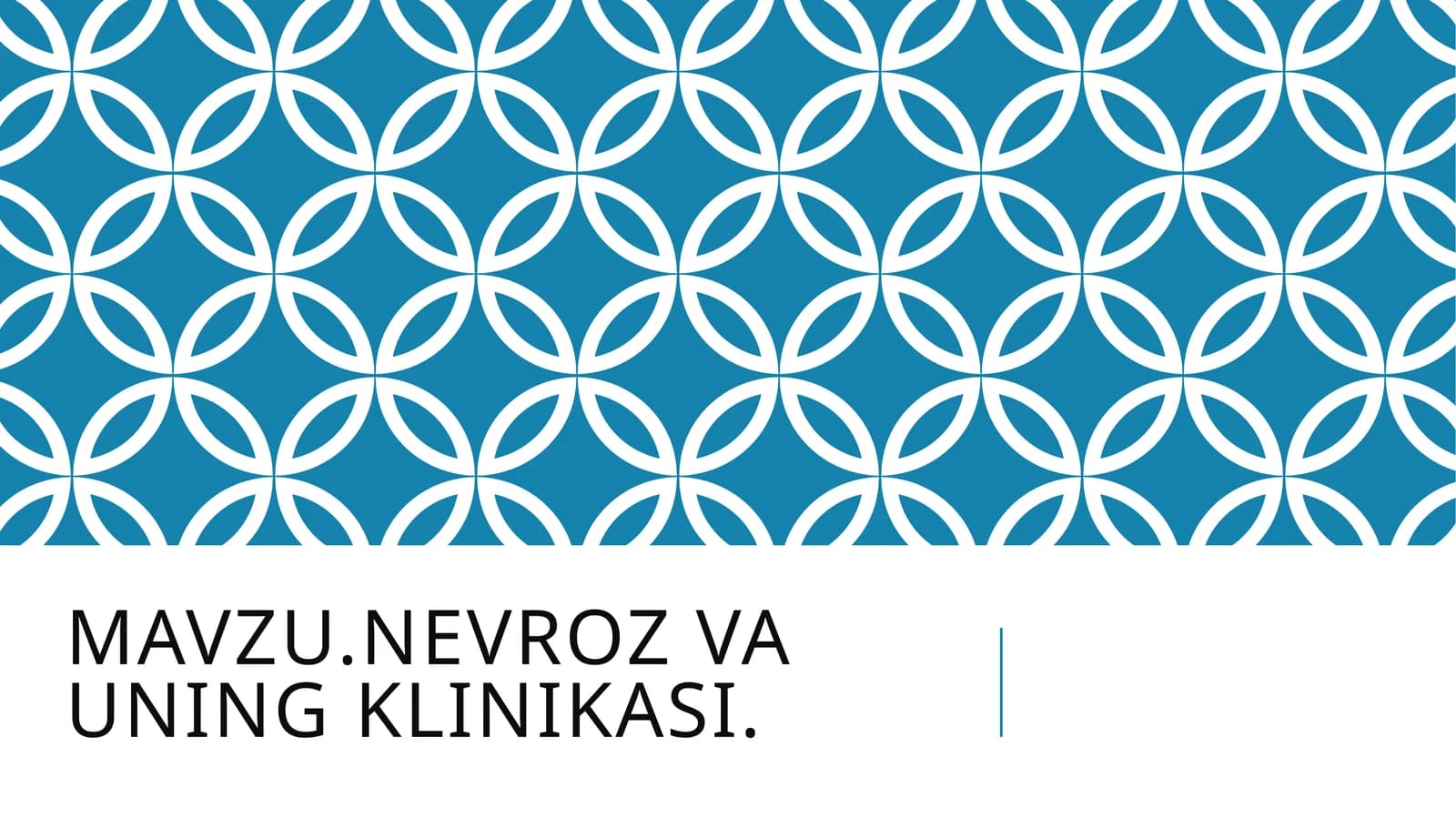 Nevroz va uning klinikasi