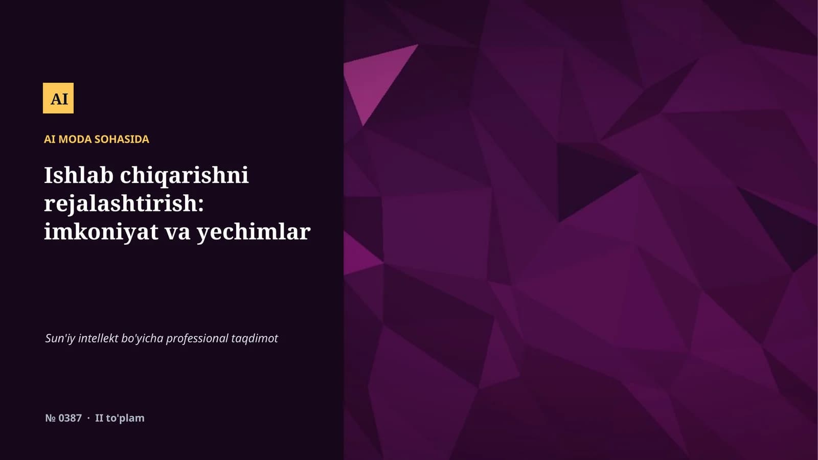 AI MODA SOHASIDA
