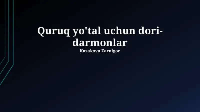 Dori-darmonlar homilador va emizikli ayollar uchun