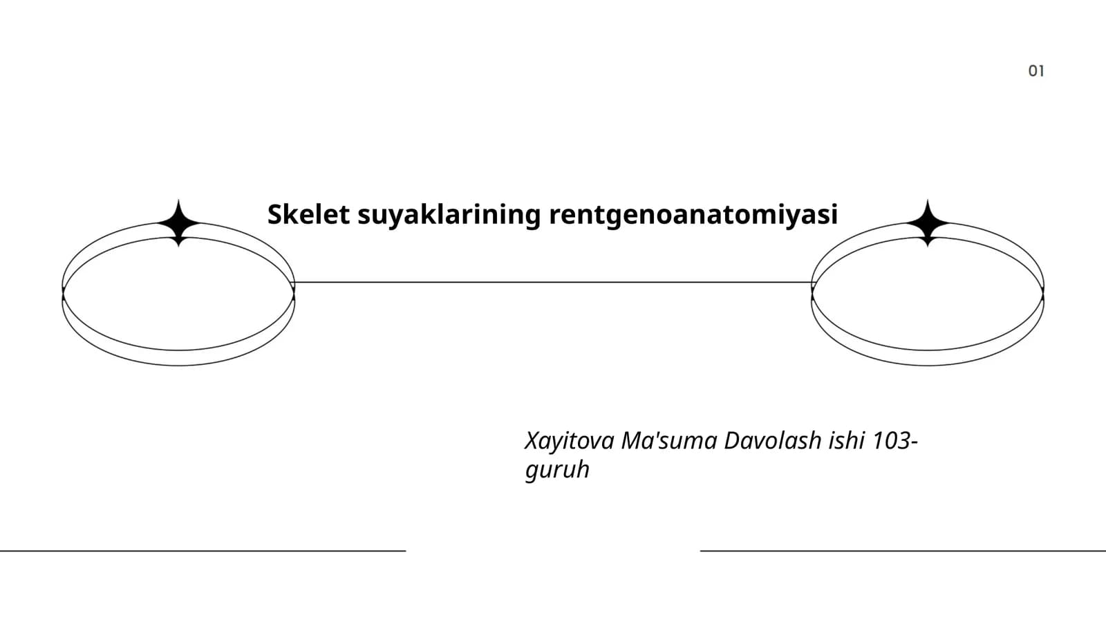 Skelet suyaklarining rentgenoanatomiyasi