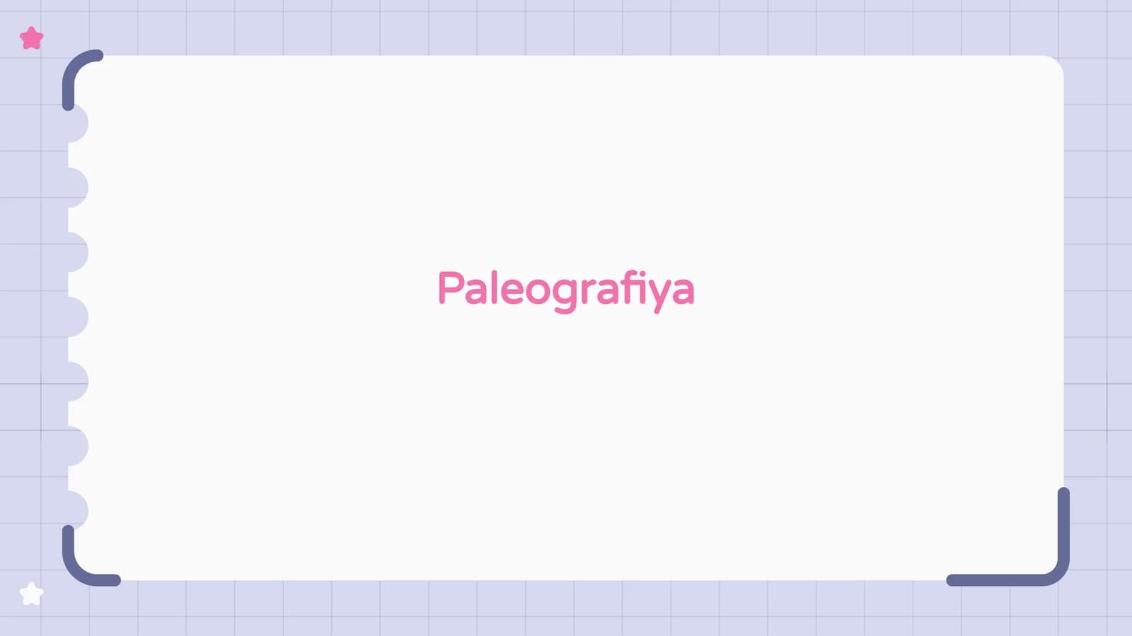 Paleografiya