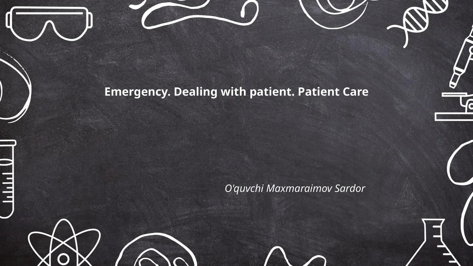 Patient Assessment in Emergency Situations
