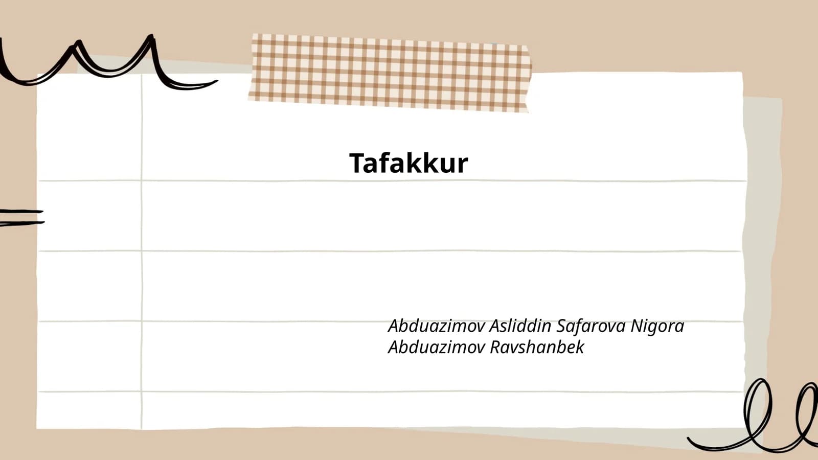 Tafakkur