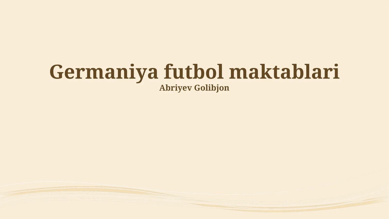 Germaniya futbol maktablari