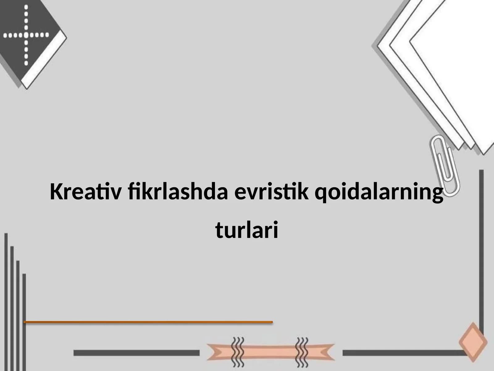 Evristik qoidalarning turlari