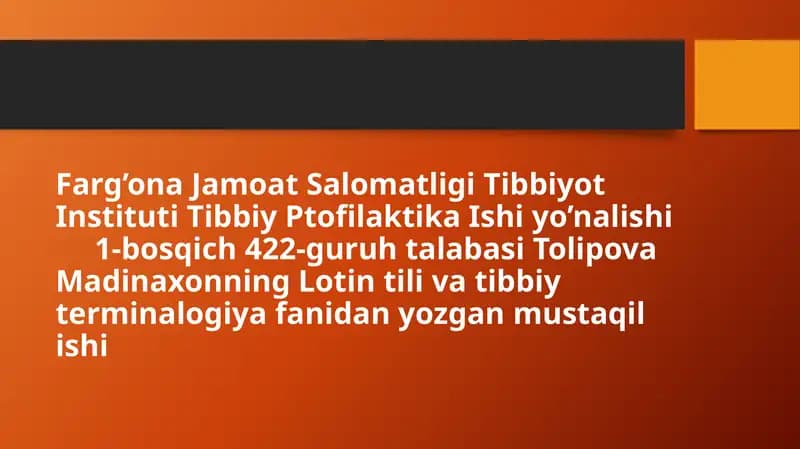 Lotincha hafta kunlari
