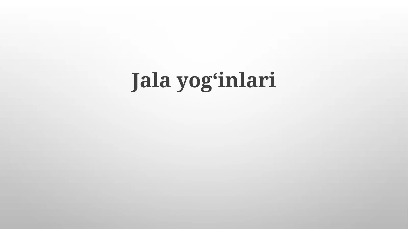 Suv ofatlari: Global Tahdid