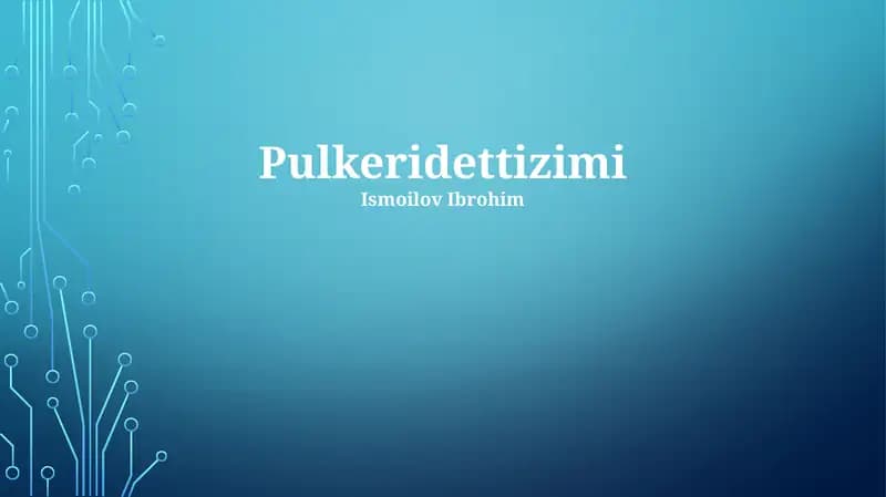 Pulkeridettizimi