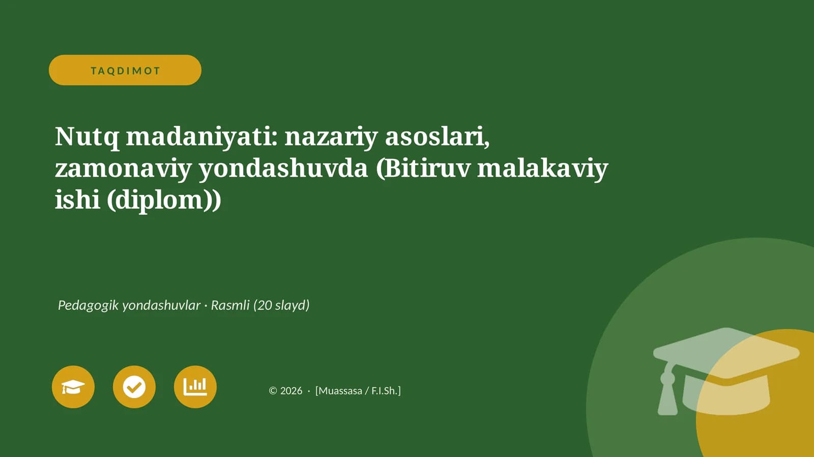 Nutq madaniyati: nazariy asoslari, zamonaviy yondashuvda