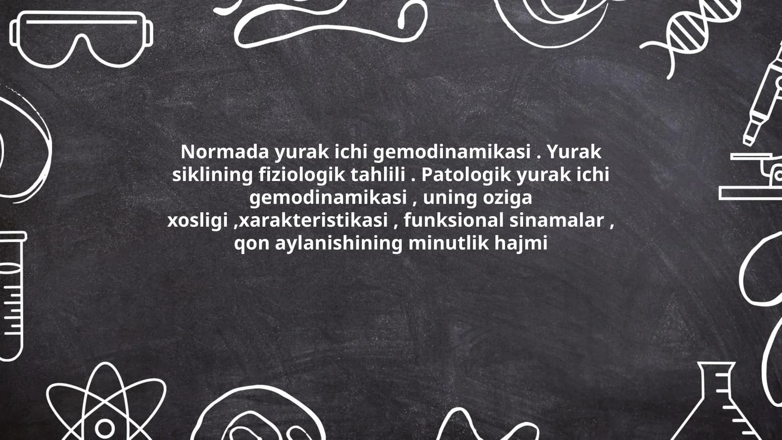 Normada yurak ichi gemodinamikasi