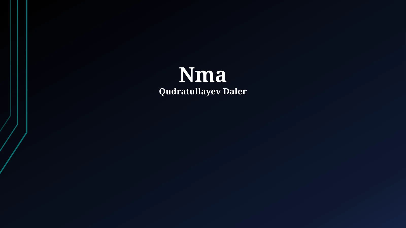 Ta'rif va Qo'llanilishi