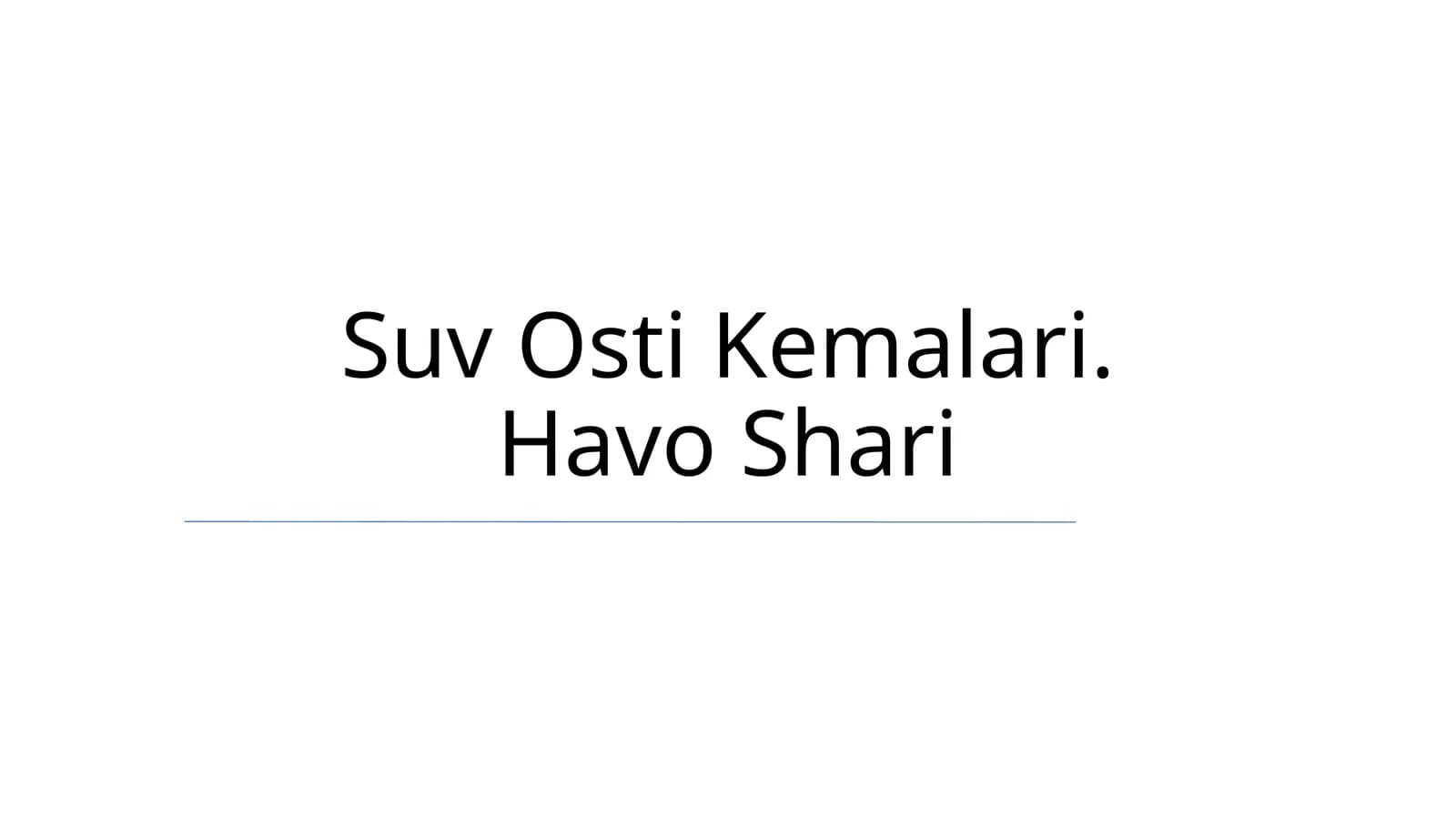 Suv Osti Kemalari