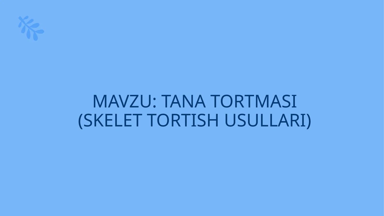 Tana tortmasi (traksiya)