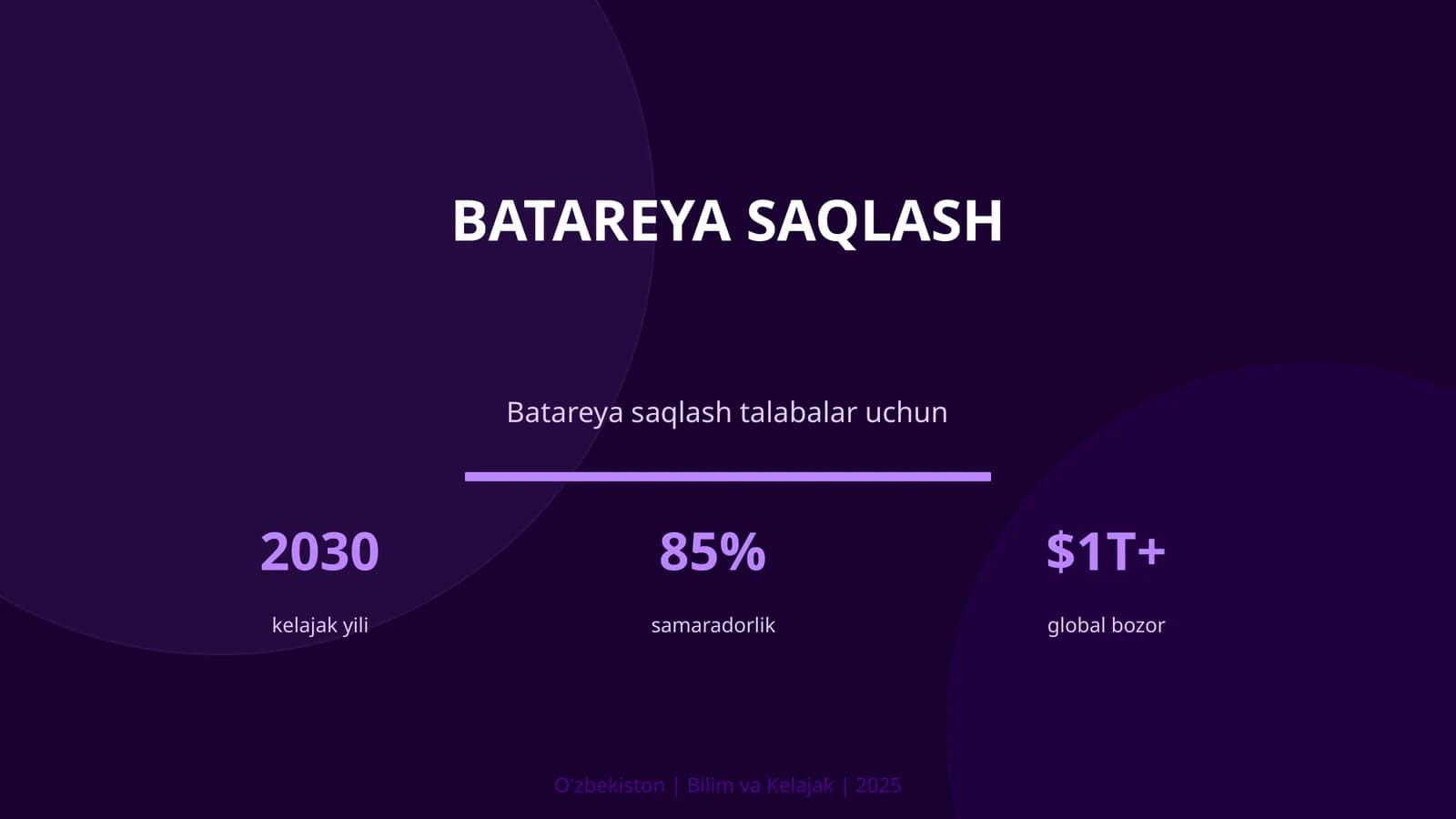 Batareya saqlash