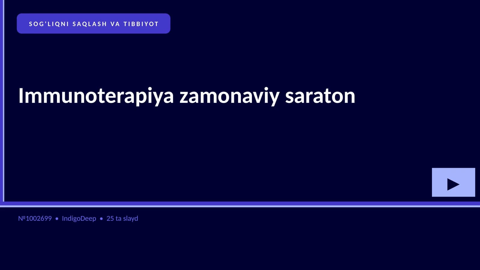 Immunoterapiya zamonaviy saraton