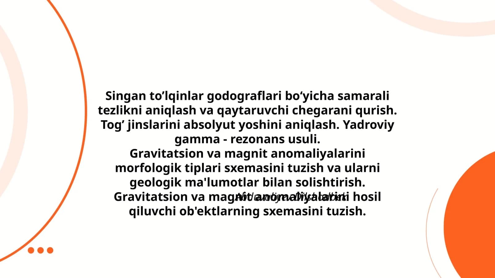 Singan to’lqinlar godograflari
