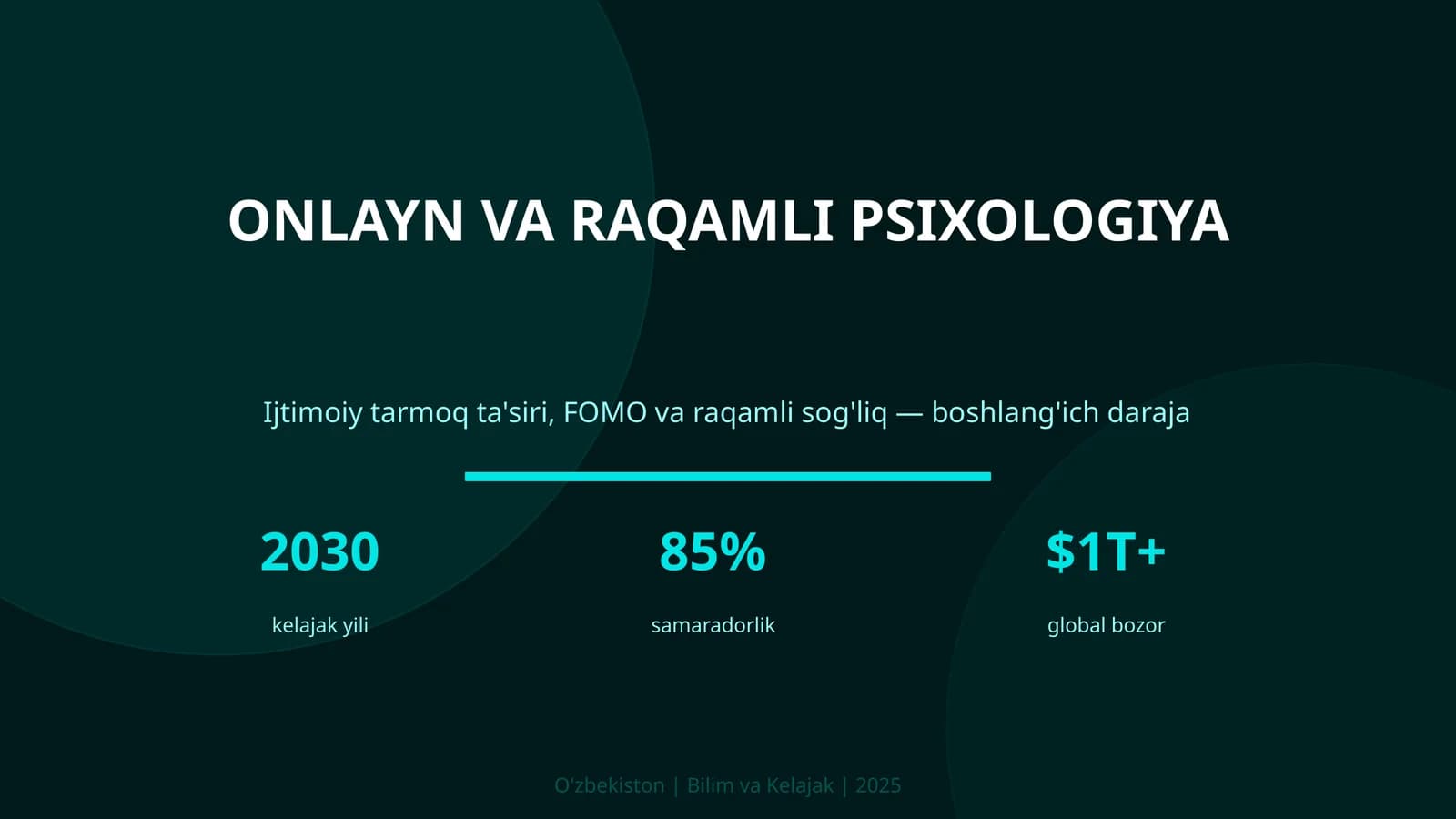 Onlayn va raqamli psixologiya
