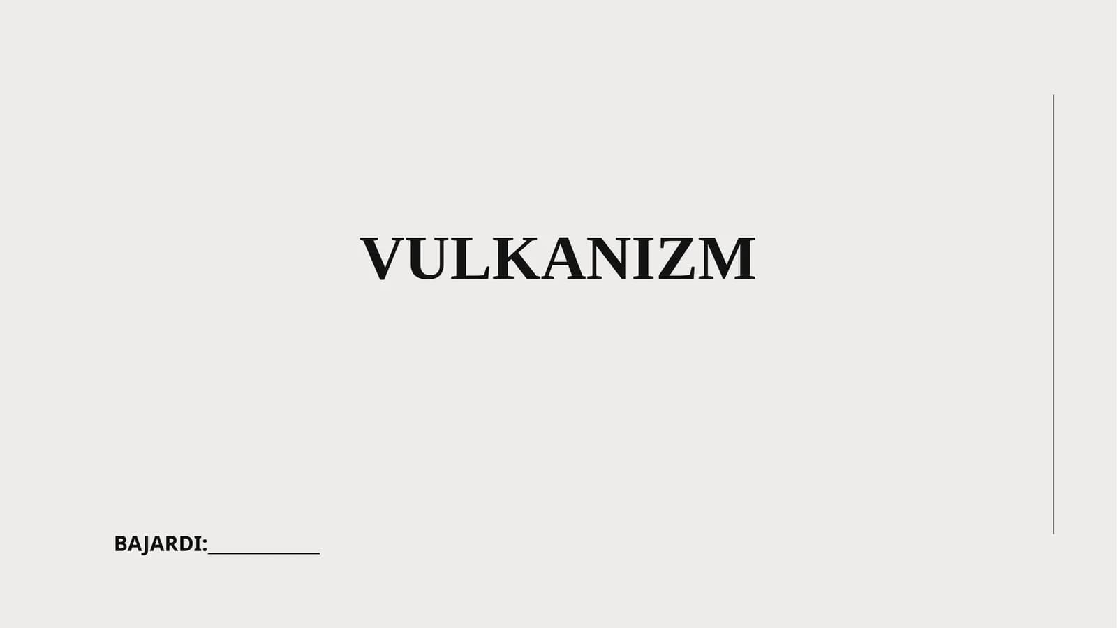 VULKANIZM