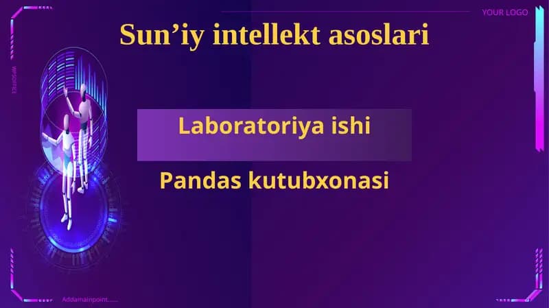 Sun’iy intellekt asoslari
