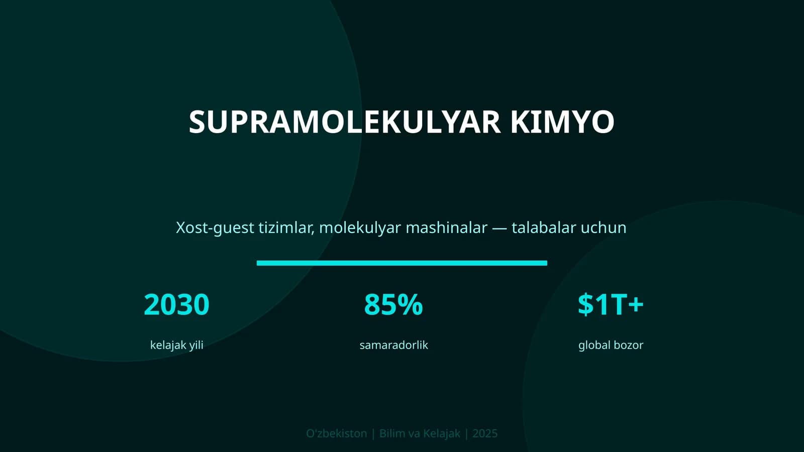 SUPRAMOLEKULYAR KIMYO