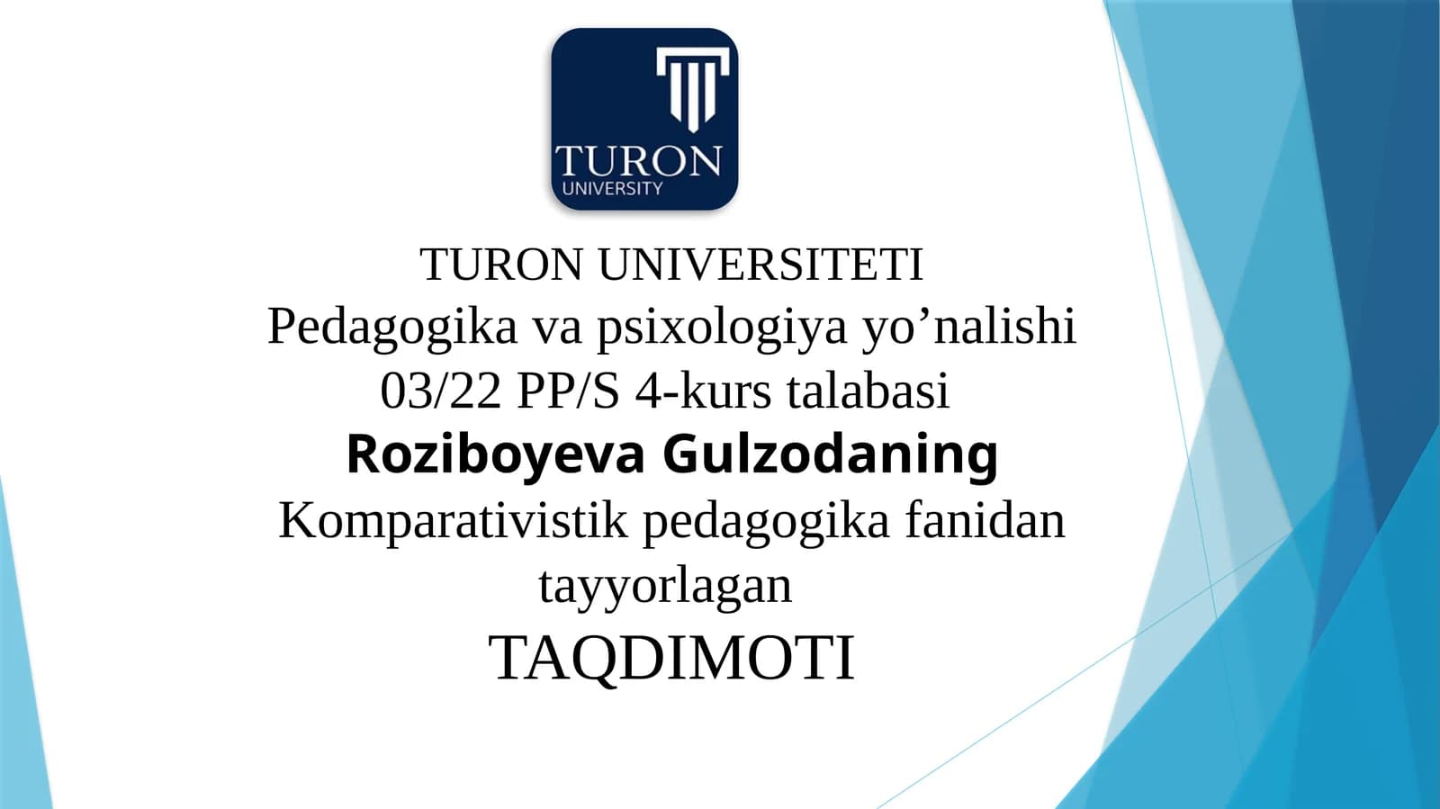Komparativistik pedagogika