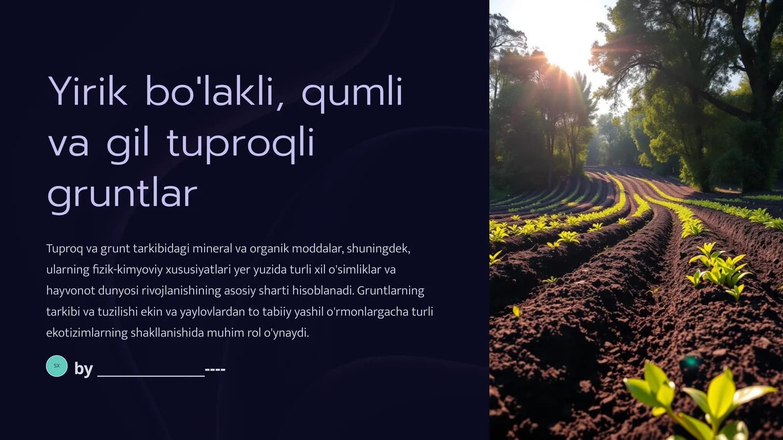 Gruntning asosiy turlari