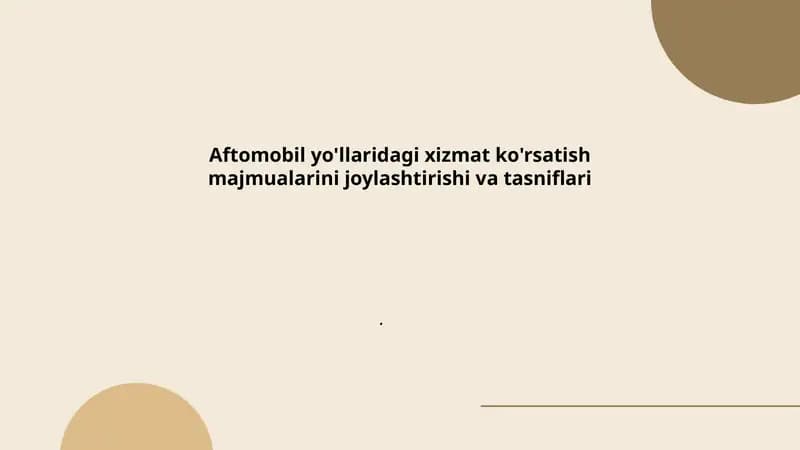 Xizmat ko'rsatish majmualari