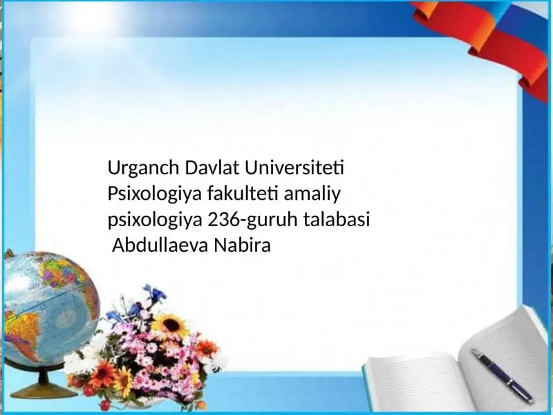 Shaxsni tadqiq etish metodlari