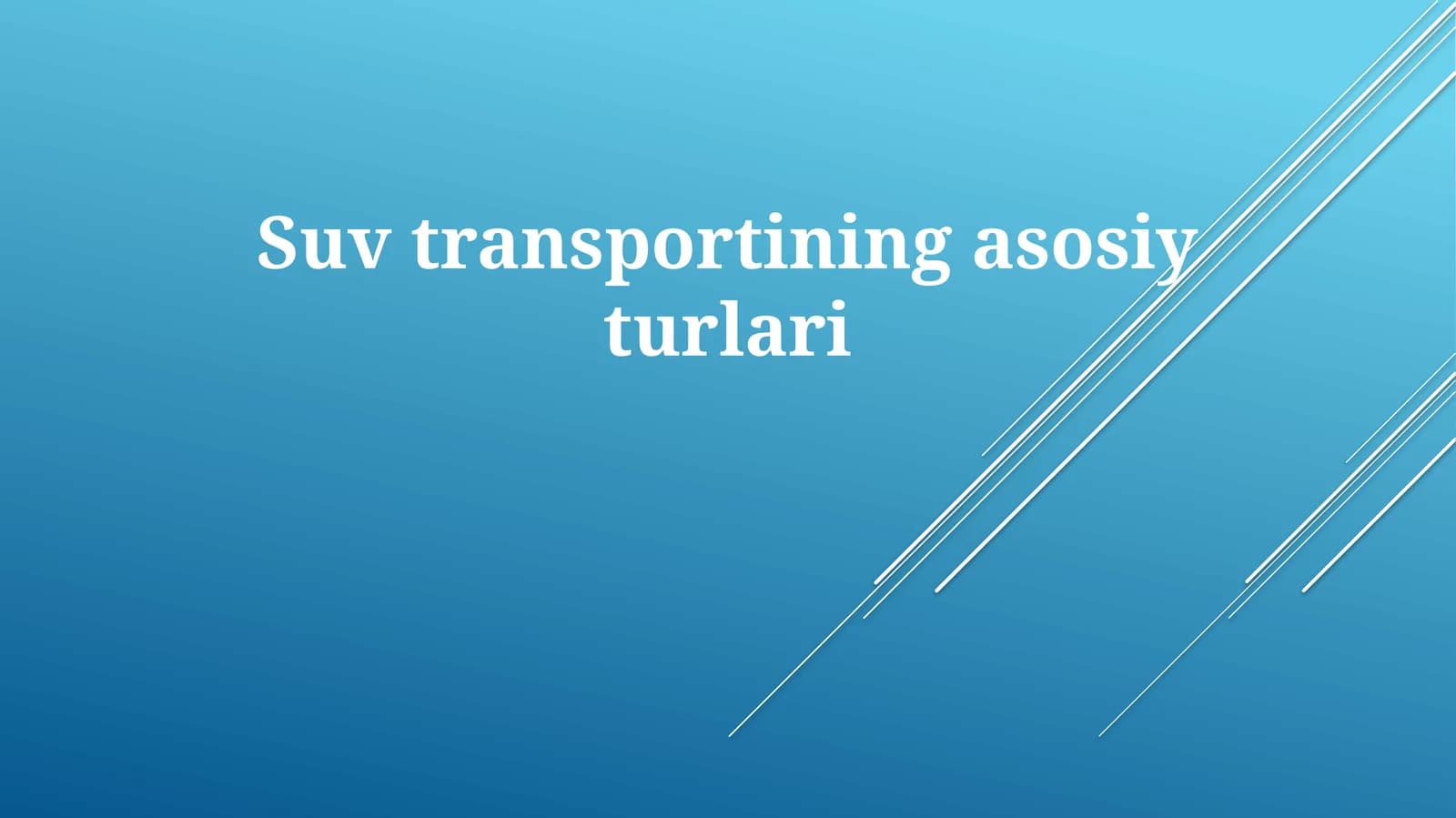 Suvtransportiningasosiyturlari