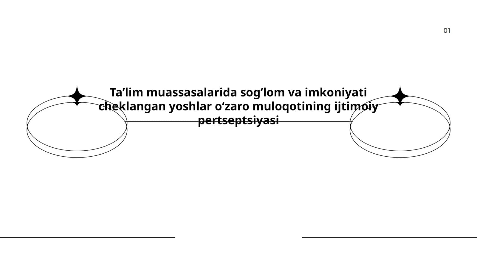 Sogʻlom va imkoniyati cheklangan yoshlar oʻzaro muloqotining ijtimoiy pertseptsiyasi