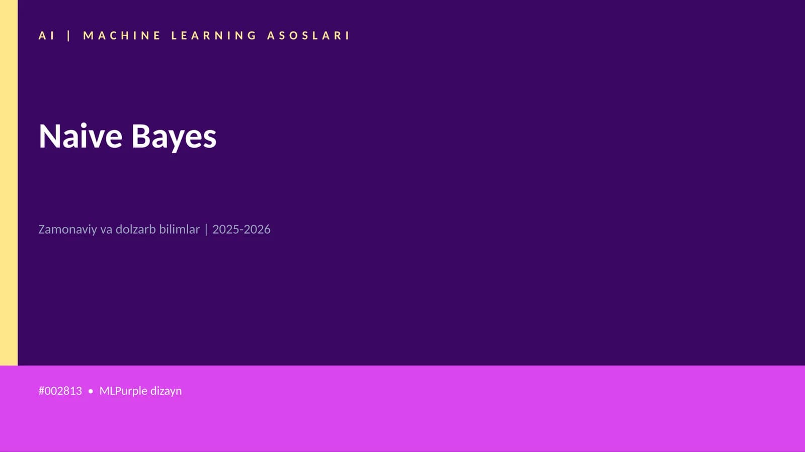 Naive Bayes