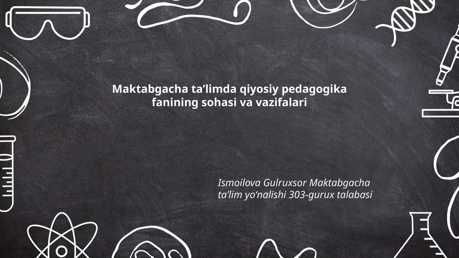 Maktabgacha taʼlimda qiyosiy pedagogika fanining sohasi va vazifalari