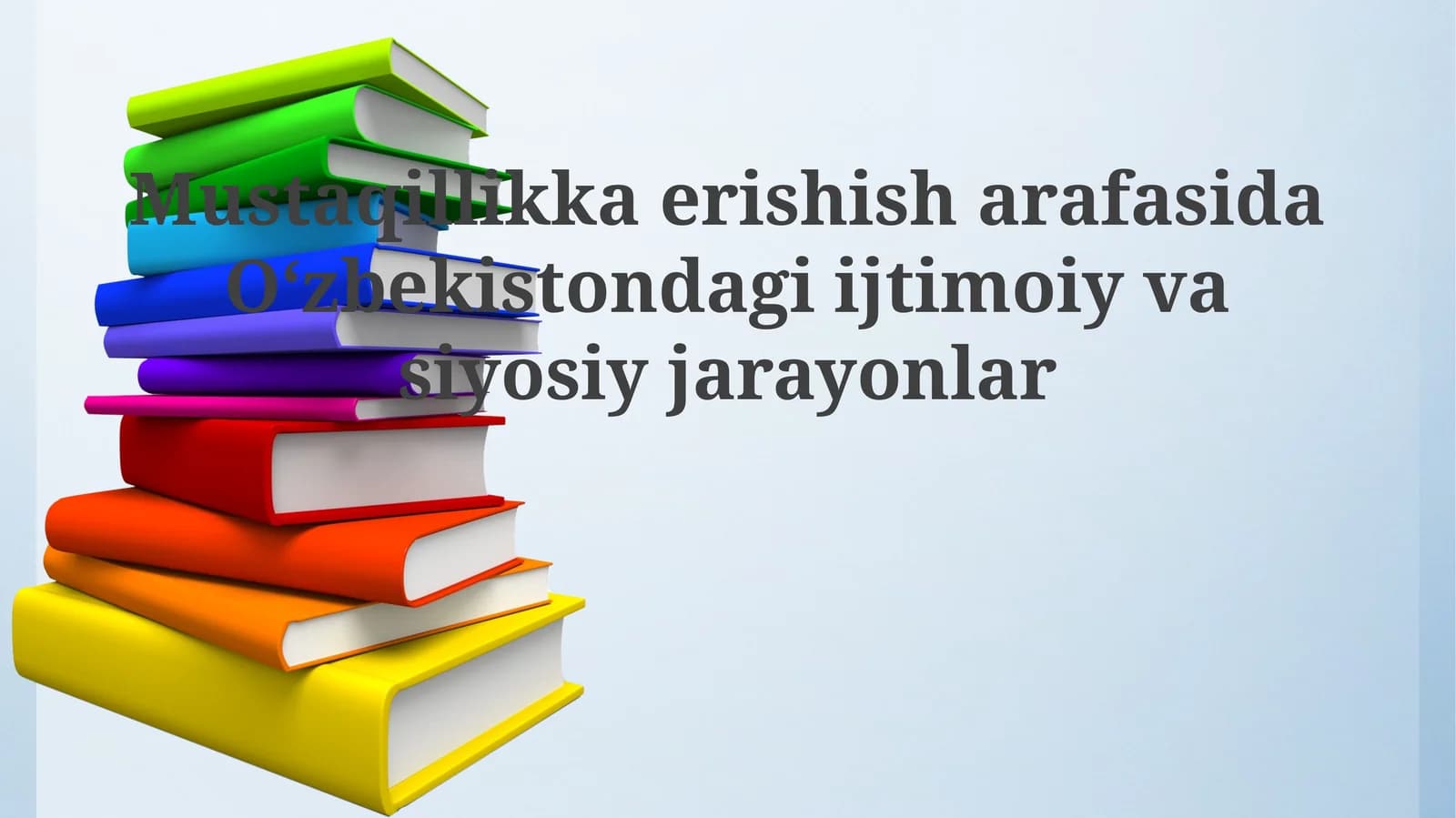 Mustaqillik arafasida Oʻzbekistondagi ijtimoiy-vasiyosiy jarayonlar