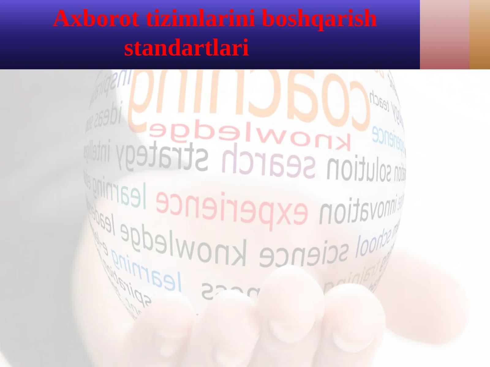 Axborot tizimlarini boshqarish standartlari