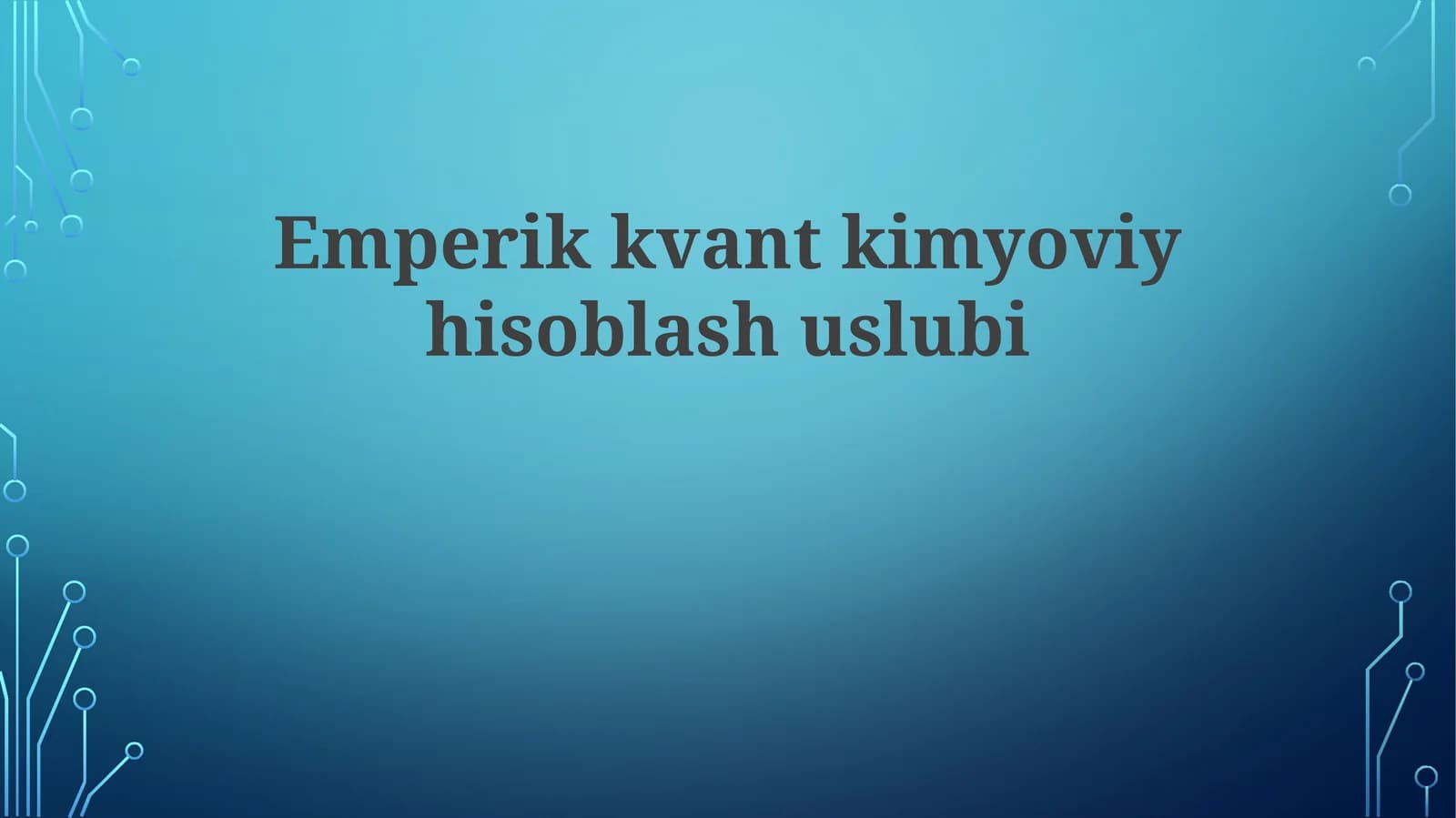 Emperikkvantkimyoviyhisoblashuslubi