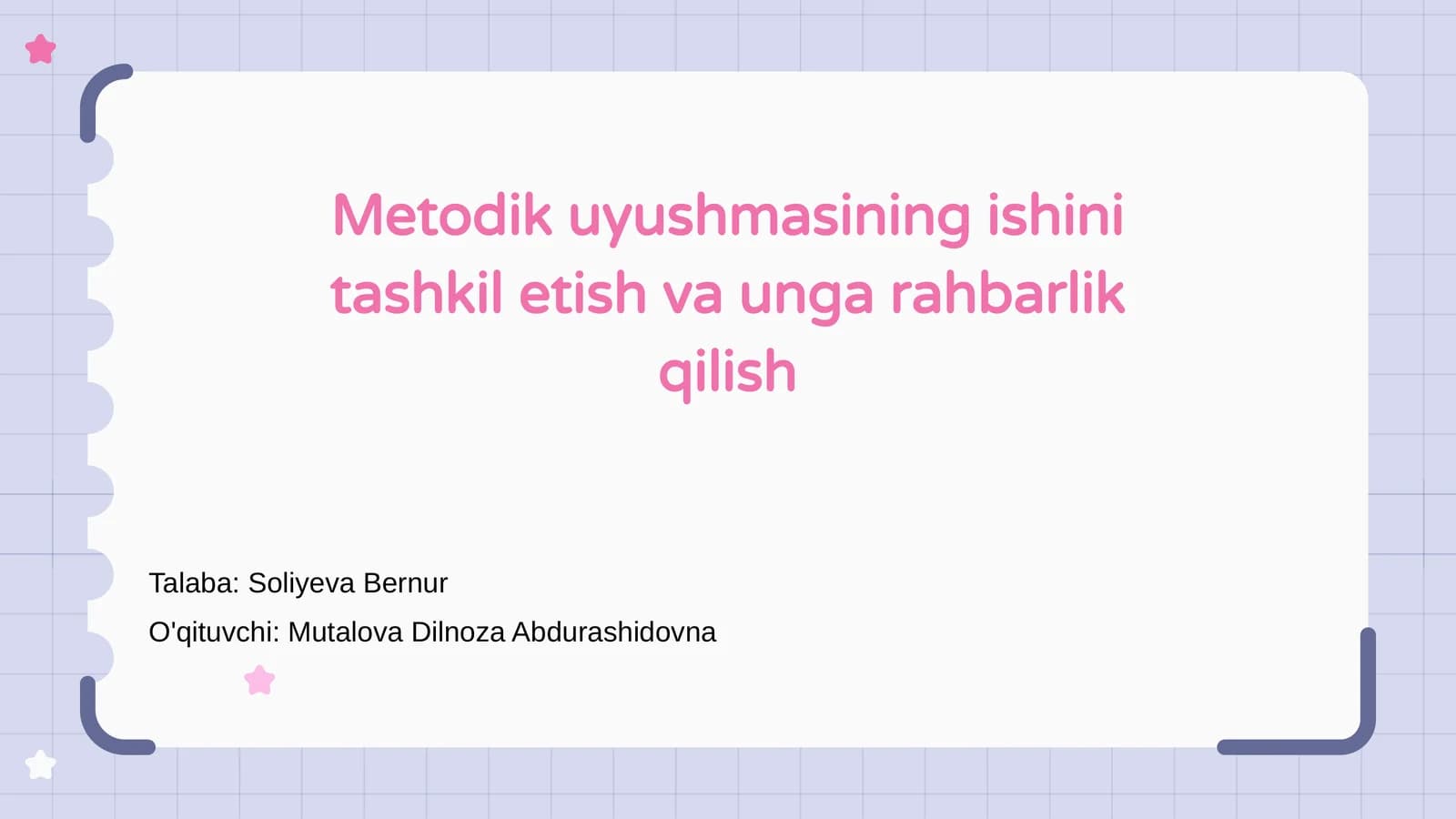 Metodik uyushmasi