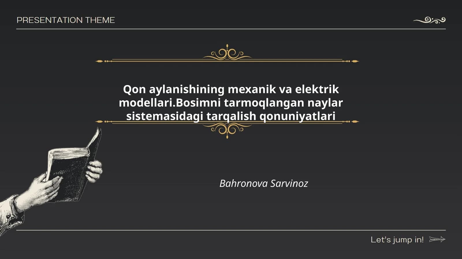 Qon aylanishining mexanik va elektrik modellari.Bosimni tarmoqlangan naylar sistemasidagi tarqalish qonuniyatlari