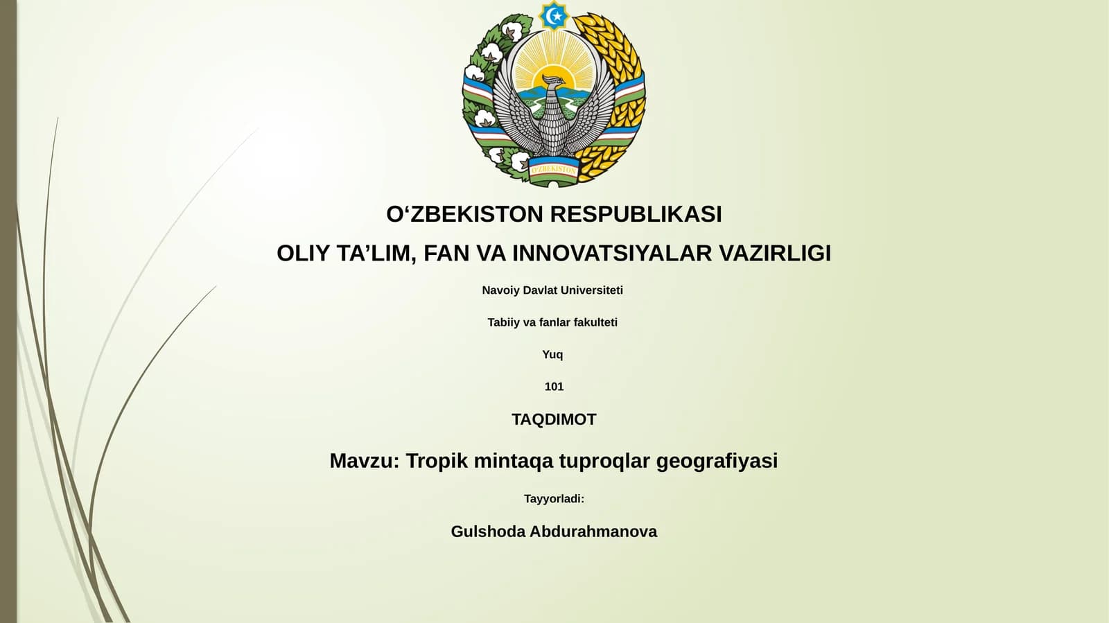 Tropik mintaqa tuproqlar geografiyasi
