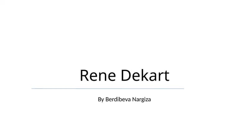 Rene Dekart