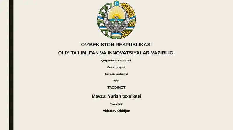 Yurish texnikasi