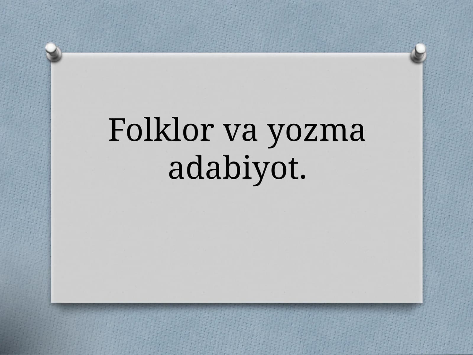 Folklorvayozmaadabiyot