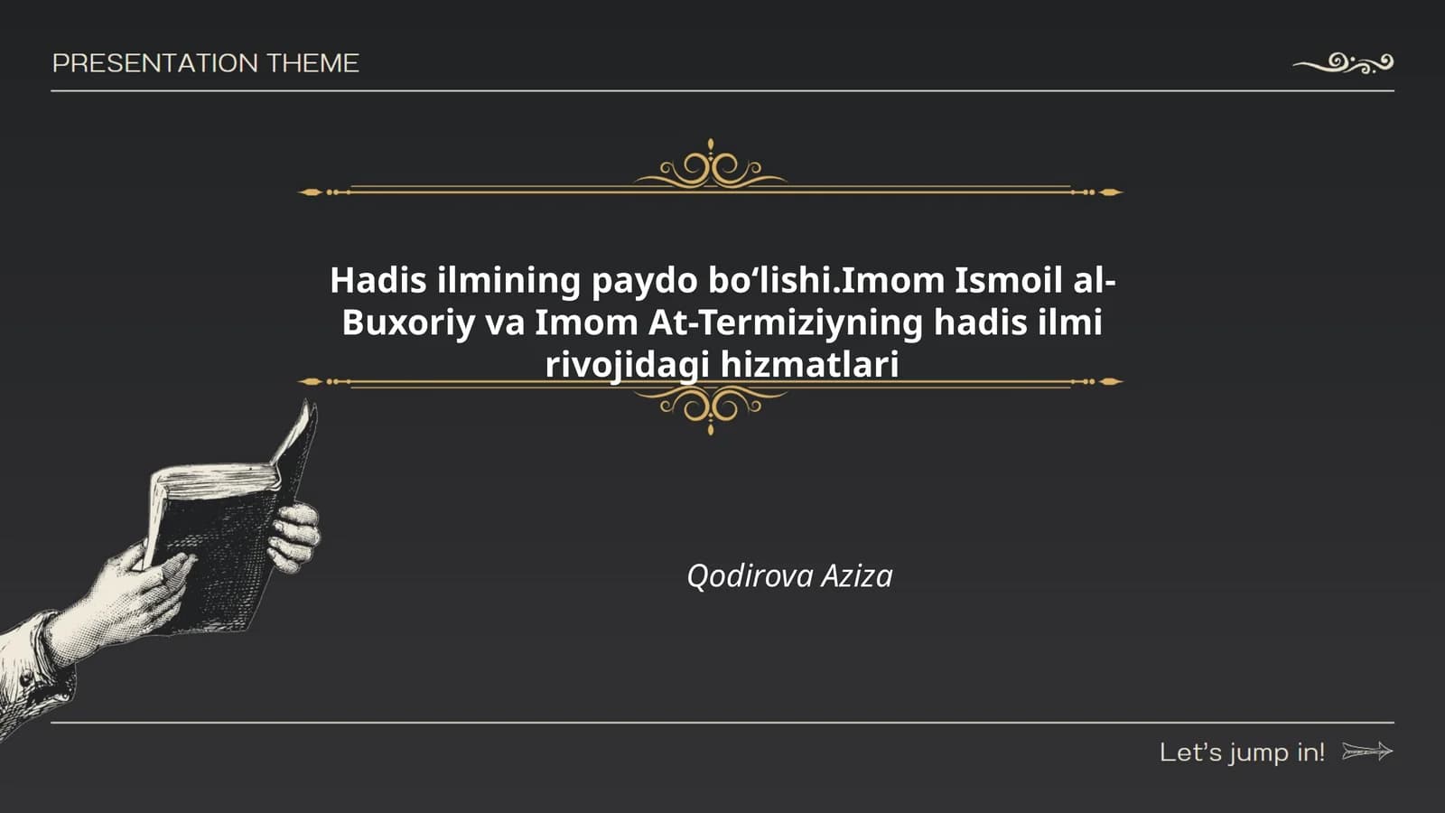 Hadis ilmini rivojlantirish