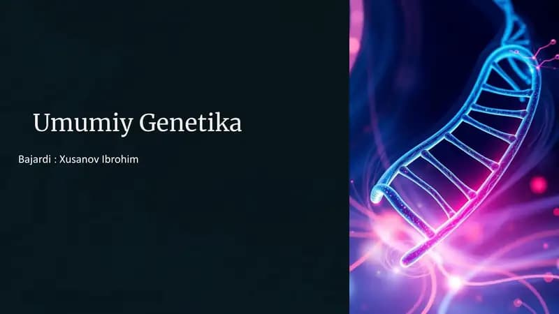 Umumiy Genetika