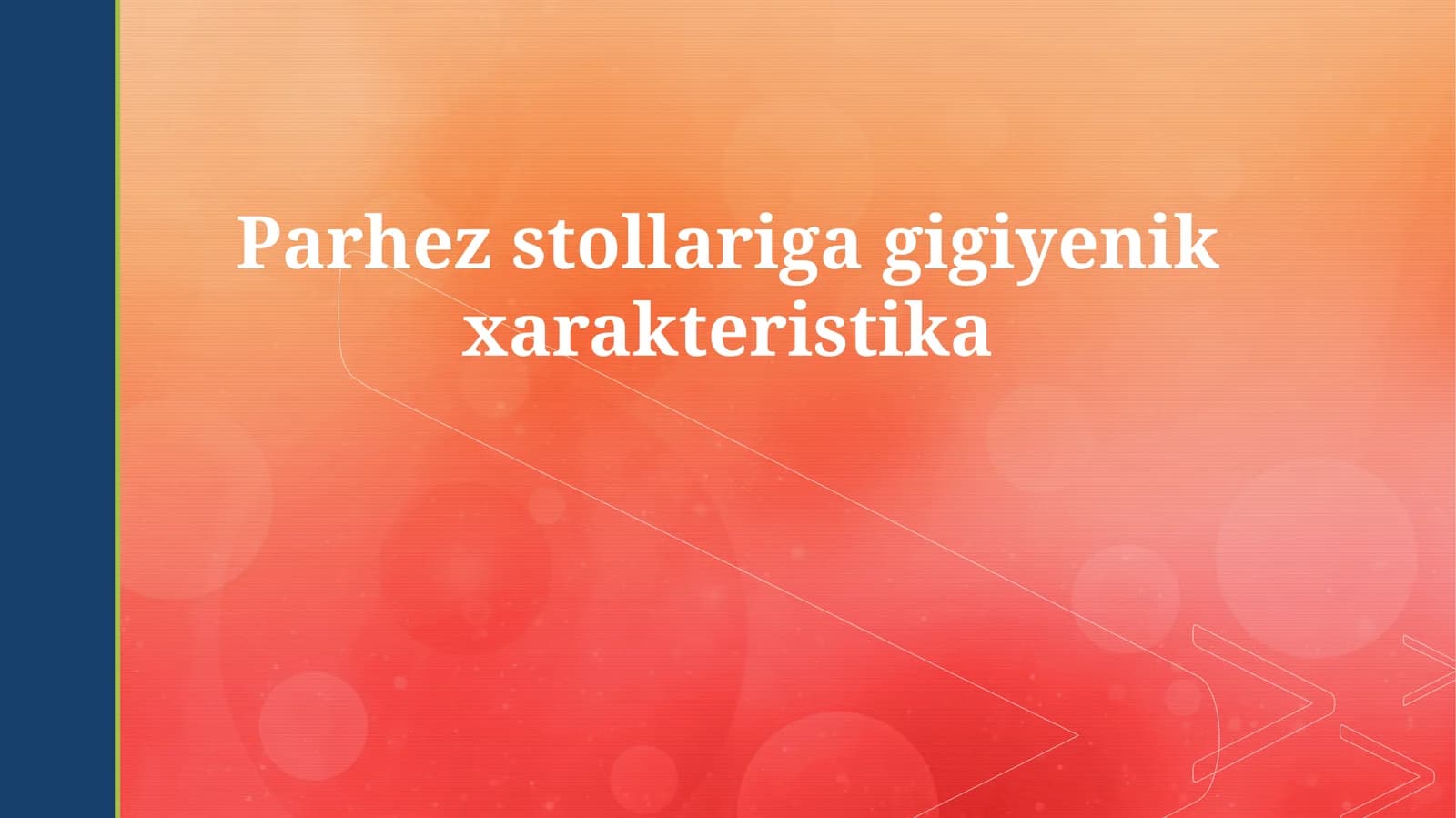 Dietik jadvallar