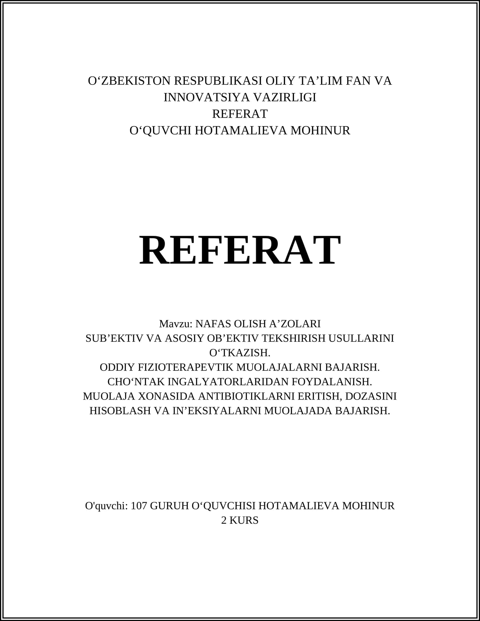 NAFAS OLISH A’ZOLARI